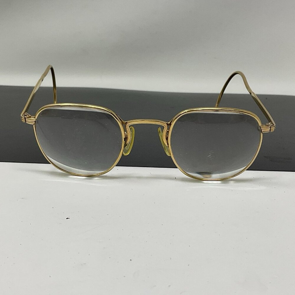 VINTAGE AMERICAN OPTICAL FUL VUE 12K GOLD-FILLED FULL FRAMES 6 1/4”  Bridge 22mm